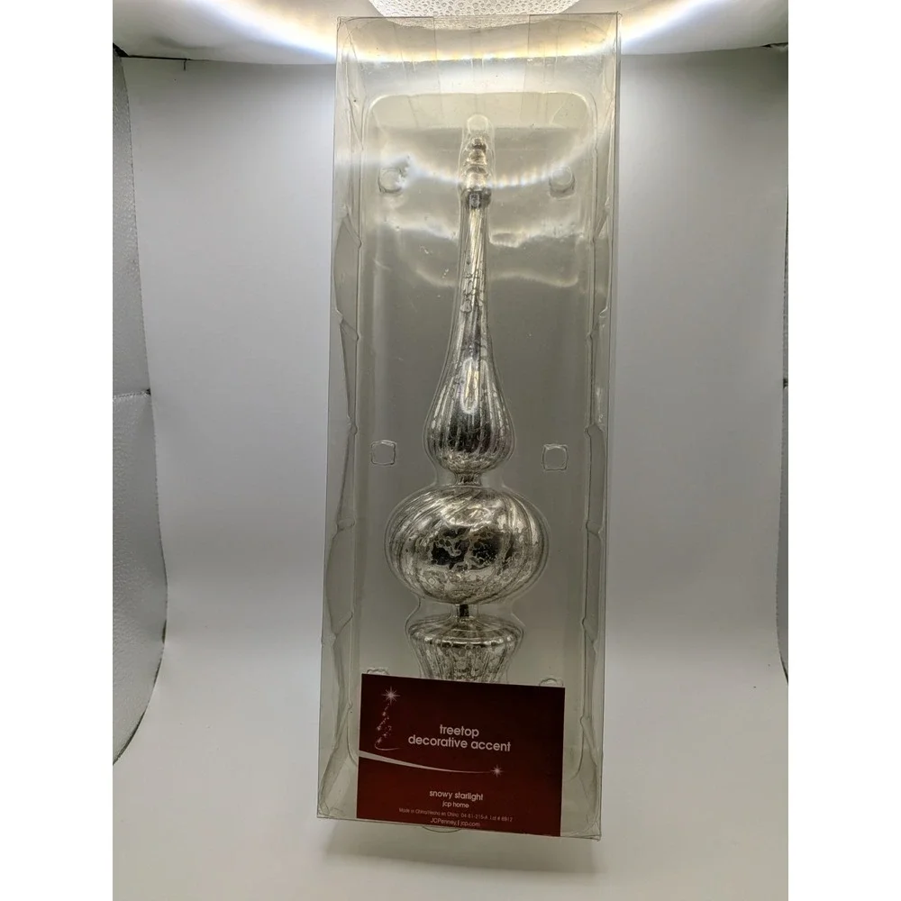 Vtg‎ Fluted Finial Tree Topper 12